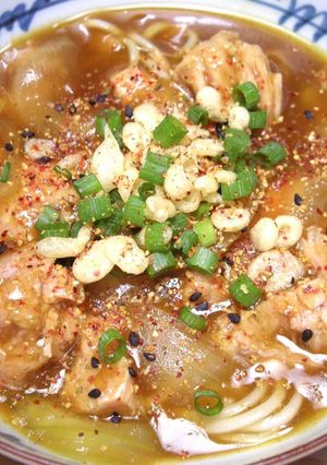 簡単！ シーチキンカレー南蛮そば＆うどん-レシピのメイン写真