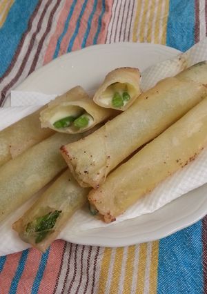 チーズアスパラ春巻\(^o^)/-レシピのメイン写真