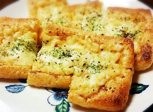 節約おつまみ！油揚げのマヨ醤油焼き！-レシピのメイン写真