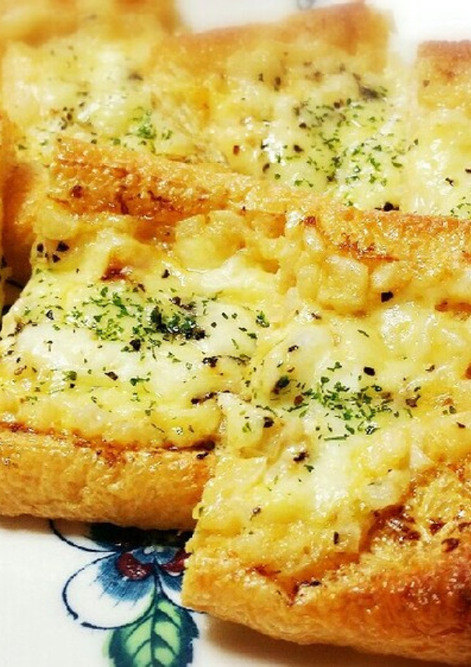 節約おつまみ！油揚げのマヨ醤油焼き！-レシピのメイン写真