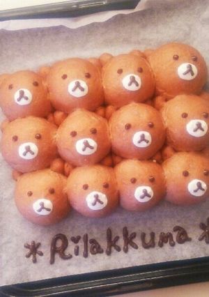 リラックマちぎりパン-レシピのメイン写真