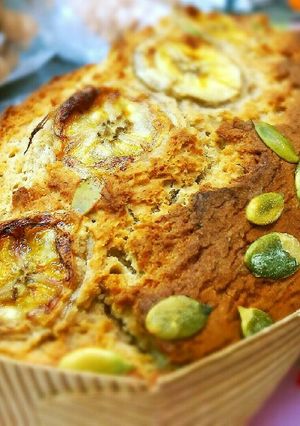 玄米粉と全粒粉の健康バナナパウンドケーキ-レシピのメイン写真