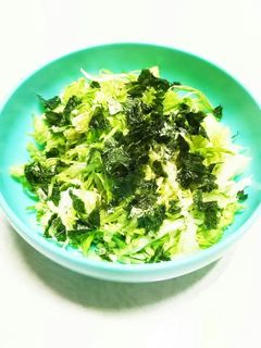 海苔めんつゆキャベツサラダ-レシピのメイン写真