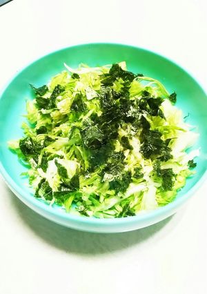 海苔めんつゆキャベツサラダ-レシピのメイン写真