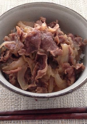 シンプルな牛丼-レシピのメイン写真