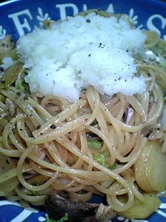 ぶりの塩焼き和風パスタおろしのせ-レシピのメイン写真