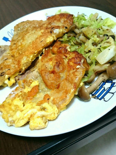 生姜焼き肉で❗簡単ポークピカタ-レシピのメイン写真