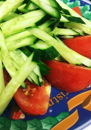 わずか5分！簡単！野菜サラダ！シンプル！-レシピのメイン写真