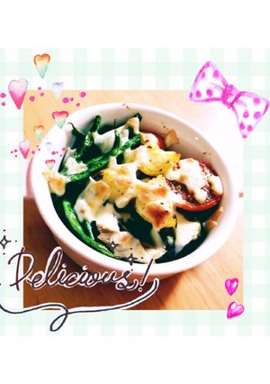 夏野菜ヘルシーグラタン-レシピのメイン写真