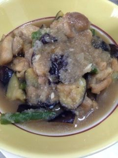 簡単!鶏もも肉のみぞれ煮-レシピのメイン写真