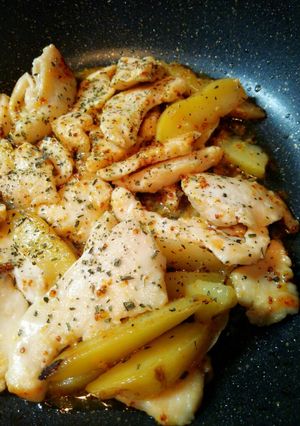 マスタードの鶏胸炒め-レシピのメイン写真