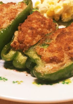ピーマンの肉詰め-レシピのメイン写真