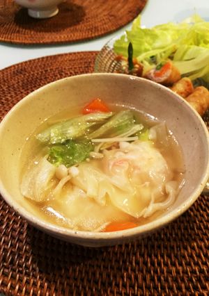2歳と作れるワンタンスープ-レシピのメイン写真