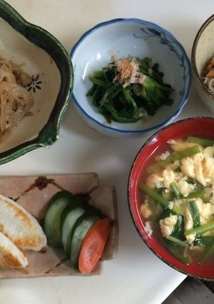 今日の朝食献立 『夏』-レシピのメイン写真