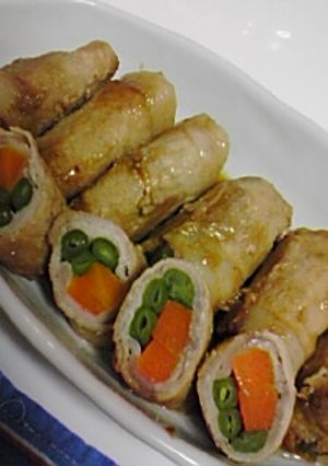 野菜肉巻-レシピのメイン写真