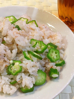 簡単すぎて美味しい☆オクラ混ぜご飯-レシピのメイン写真