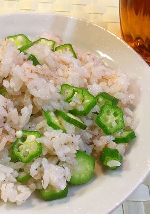 簡単すぎて美味しい☆オクラ混ぜご飯-レシピのメイン写真