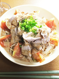 簡単!さっぱり冷しゃぶそうめん-レシピのメイン写真