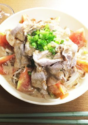 簡単！さっぱり冷しゃぶそうめん-レシピのメイン写真