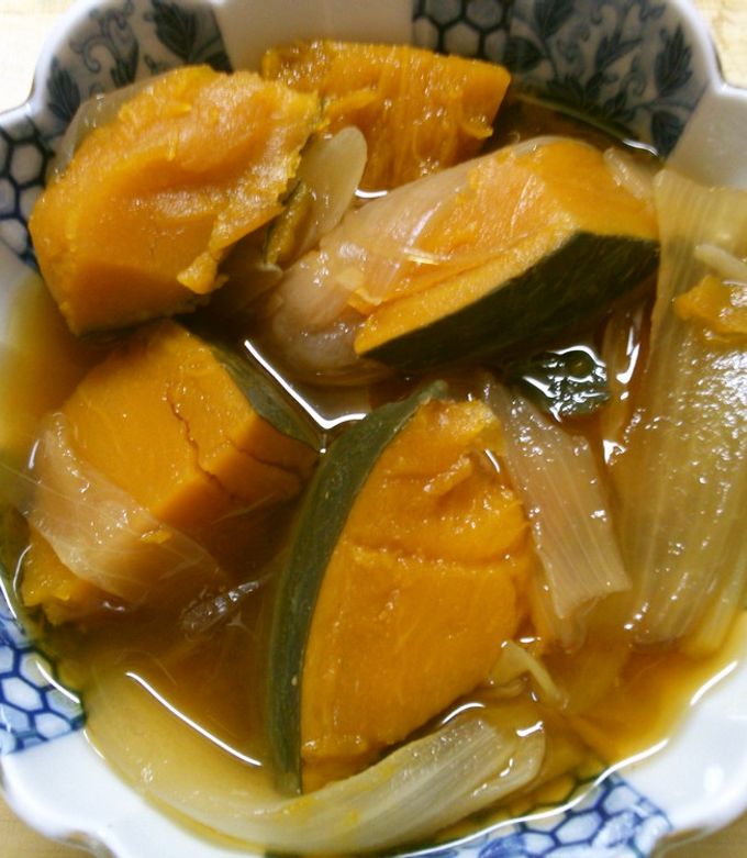 かぼちゃと玉葱 簡単！ カボチャと 玉ねぎの 和風煮！ by 331ミミイ