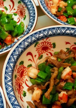 モロッコいんげん・真夏の上海料理アレンジ-レシピのメイン写真