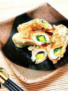しそチーズ入りちくわ磯辺揚げ✨お弁当にも-レシピのメイン写真