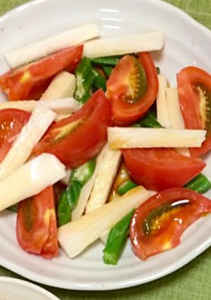PARIYA再現☆夏野菜のポン酢サラダ-レシピのメイン写真