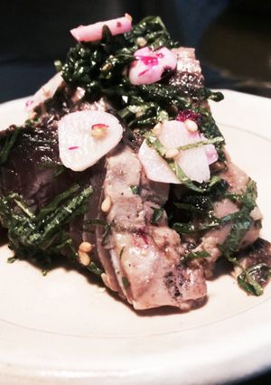 さっぱり鰹のたたきとシソ梅にんにく-レシピのメイン写真
