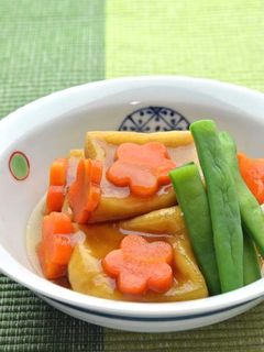 高野豆腐の揚げ煮-レシピのメイン写真