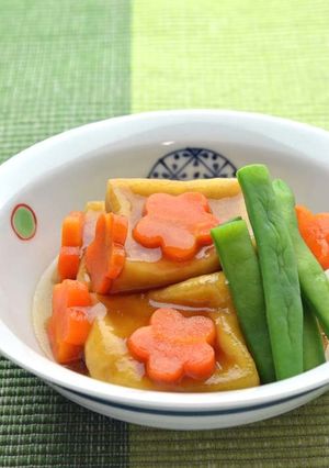 高野豆腐の揚げ煮-レシピのメイン写真