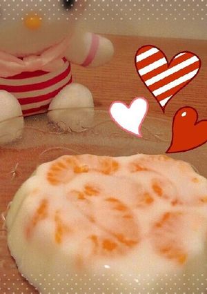 ♡牛乳消費に♪みかん入りミルクプリン♡-レシピのメイン写真