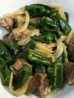 ピーマンと新玉ねぎの焼肉炒め☆-レシピのメイン写真
