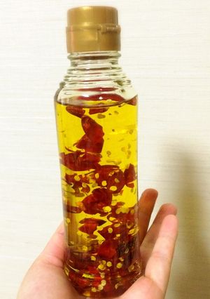 ひと工夫♪唐辛子オリーブオイル-レシピのメイン写真