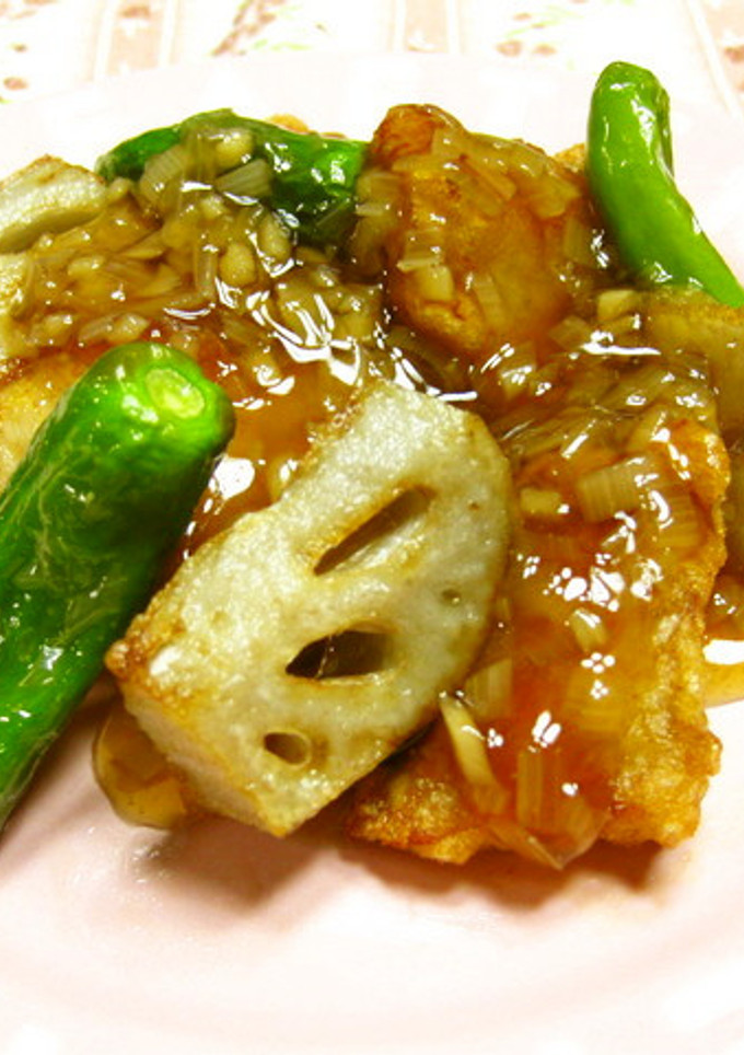 ぶりの唐揚げ甘酢あんかけ-レシピのメイン写真