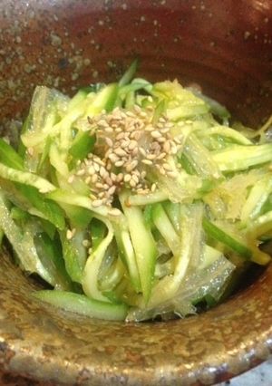糸寒天ときゅうりの和え物-レシピのメイン写真
