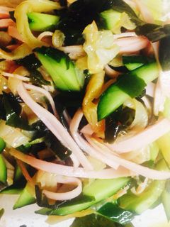 簡単!美味しい!クラゲのおかず酢の物-レシピのメイン写真