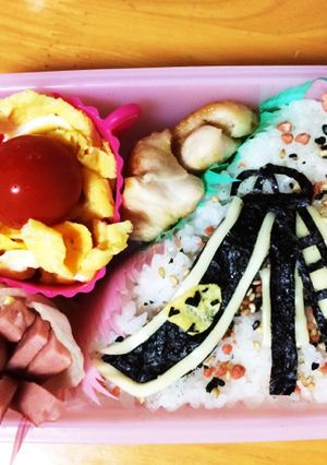 キャラ弁 滑り台 ひよこ-レシピのメイン写真