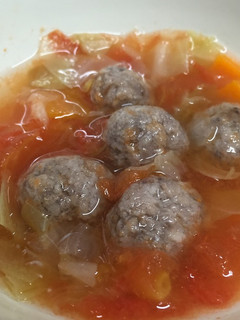 離乳食後期 コロコロイワシ団子のトマト煮-レシピのメイン写真