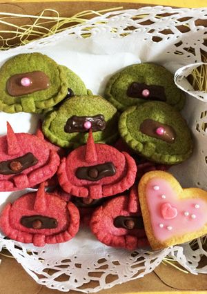 クッキー シャアザク&量産型ザク-レシピのメイン写真