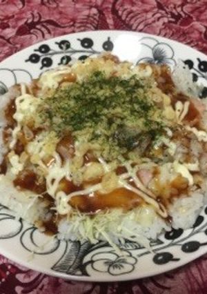 お好み焼きピザ風ご飯-レシピのメイン写真