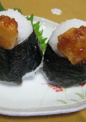 お弁当にイカむす-レシピのメイン写真