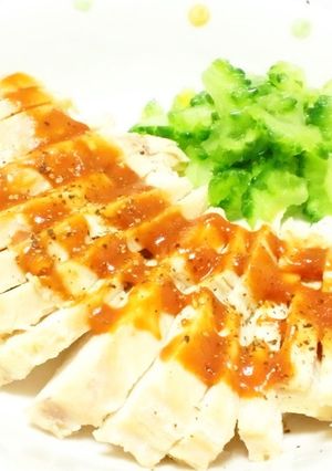 レンジで簡単◎やわらか蒸し鶏-レシピのメイン写真