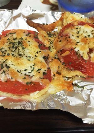 トースターでジューシーなトマチー焼き-レシピのメイン写真