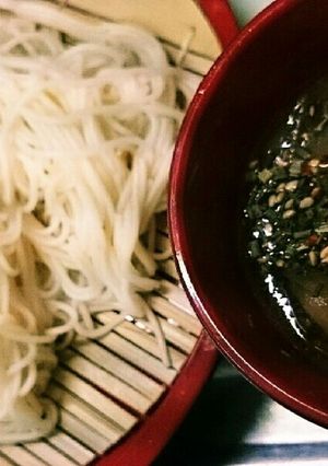 豚つゆ素麺(ฅ✧ω✧ฅ)-レシピのメイン写真