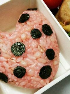 簡単!!水玉ハートのお弁当♡-レシピのメイン写真