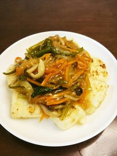 豆腐のポン酢あんかけ-レシピのメイン写真