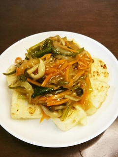 豆腐のポン酢あんかけ-レシピのメイン写真