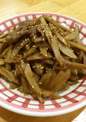 味見が止まらない！ごぼうと牛肉のきんぴら-レシピのメイン写真