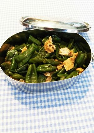 大量消費！ピーマン×油揚げの煮物♪-レシピのメイン写真