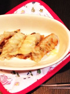 ☻餃子 リメイク☻チーズ焼き-レシピのメイン写真